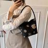 Fashion trend niche design bucket bag 2025 summer new casual texture women's shoulder messenger bag
