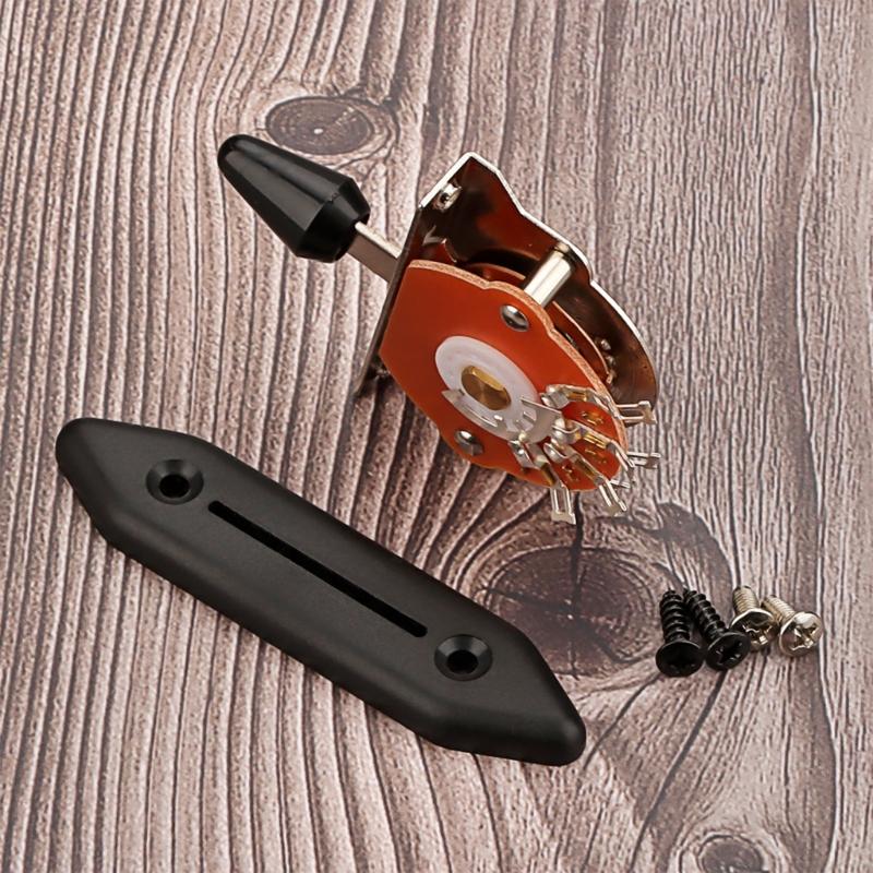 Professional Electric Guitar 5 Way Pickup Selector Electric Guitar 5 Way Toggle Switch with Knob Electric Guitar Switch