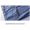 Women's Casual Denim Vest - Spring 2026, Loose Fit, Plus Size, Short Jacket with Pockets