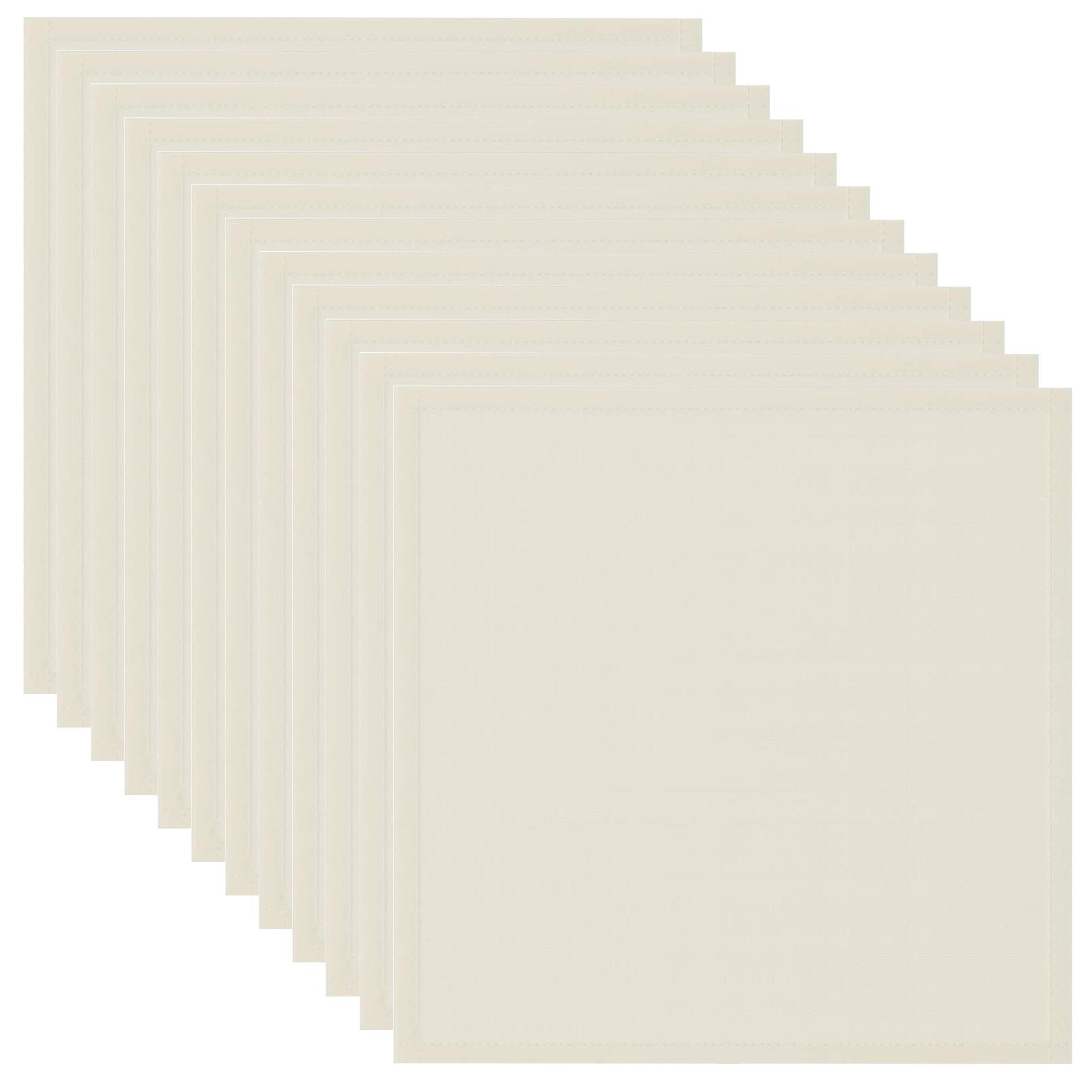 12 шт. Неотбеленная хлопковая марля Квадратные марли Хлопчатобумажная ткань Сетчатые сита для сока Кофе Фильтр для сыра Инструмент для ферментации