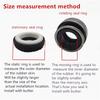 1Pcs 301 Series Mechanical Shaft Seal 8/10/12mm O Shape Water Pump Washer Ceramic Carbon Rubber Circulation Pump Seal