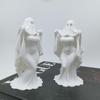1Pcs Halloween Gothic Brides Wedding Decor Ghost Mother Statue Ornament Creative Skirt Design Office Desk Decoration
