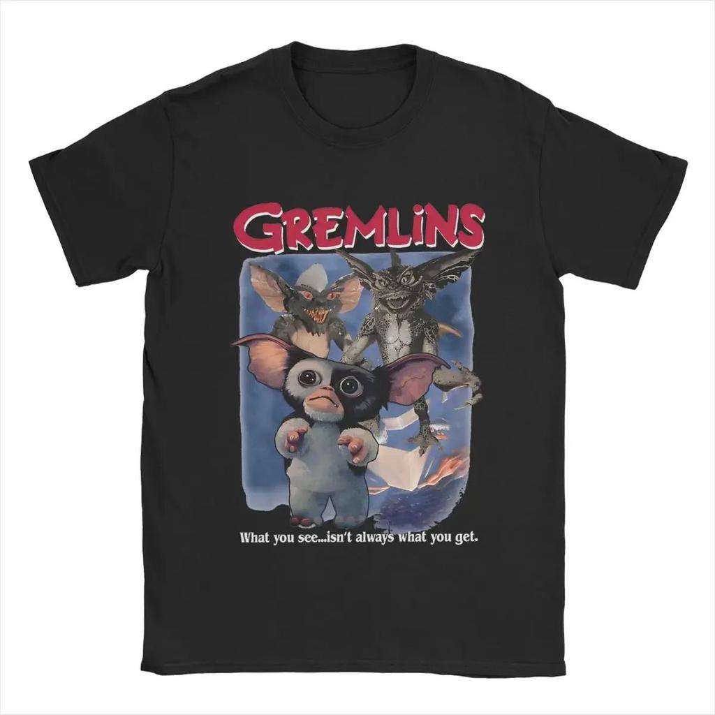 Retro Klassischer Film Muster Aufdruck Kurzarm Rundhals Hochwertiges Oberteil Lässig Sport Streetwear Lockeres T-Shirt Unisex