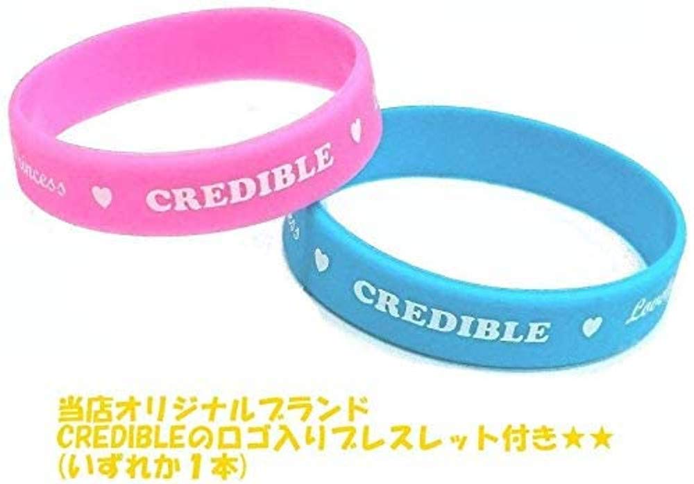 CREDIBLE Princess Cosplay Luxury Green Ribbon Heart Magic Original TT372C Dress, Kids' Costume, 9-Piece Set, (Princess Dress, Gloves, Tiara, Wand,