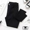 Jeans skinny taille haute doublés polaire pour femme Hiver 2025
