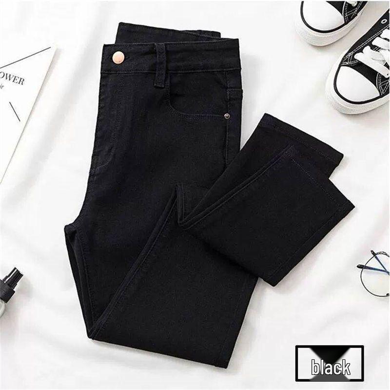 2025 Women s Fleece-Lined High-Waisted Skinny Jeans: Thickened, Slimming, Elastic Pencil Pants for Winter 27
