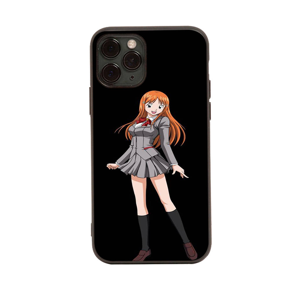 

Чехол для iPhone 16 15 Plus 14 13 12 11 Pro 8 7 6S 6 SE 5S X XR XS Max Realme C30 C33 C31 9I Black Sofe Cover WI83 Bleach VIVO Y15S 4G кожа буйвола