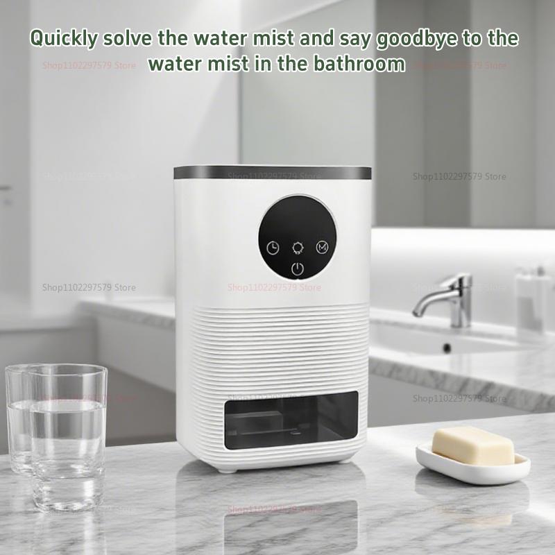 Portable Household Dehumidifier Indoor Small Size Auto Shutoff Digital Display Safe Moisture Absorber For Home Closet Bedroom