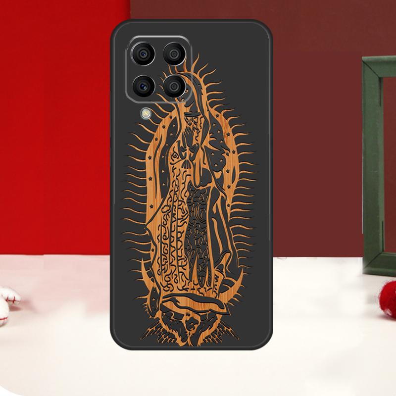 

Guadalupe San Judas Wood Case For Samsung Galaxy M53 M33 M13 M12 M32 M52 M06 M16 M36 M56 M15 M55 M31 M14 M35 M34 M54 Samsung M22