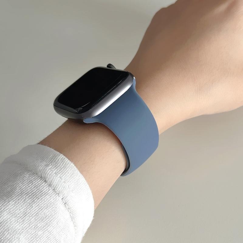 Straps For Watch 10 46 Mm 49mm 44 Mm 45mm 40mm 42mm 41mm 38mm Sport Bracelet iWatch Series 9 8 7 SE Ultra 2 Silicone Band