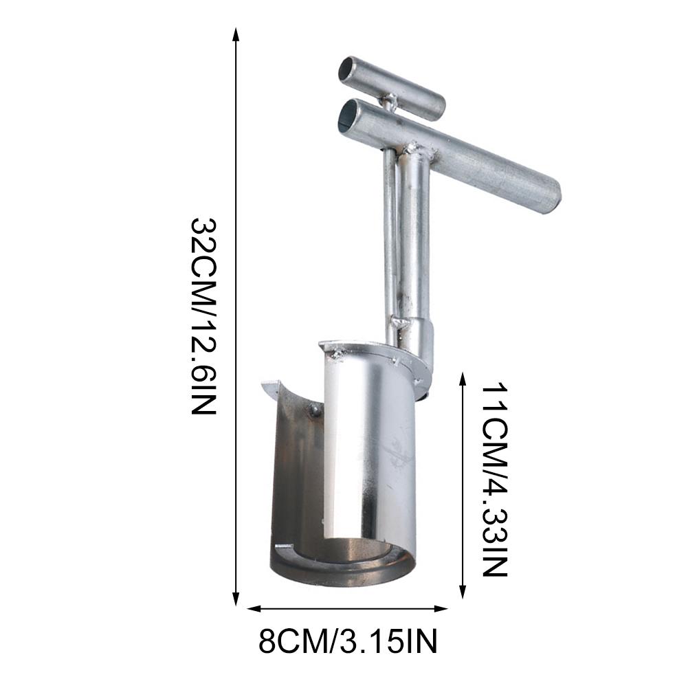 Bulb Planter Tool Plant Transplanter T-Style Handle Soil Sampler Multifunctional for Planting Digging Transplanting