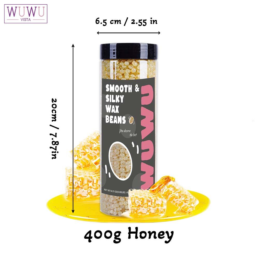 Perfect Halloween Gift Set-WUWUVISTA 1600g Wax Bean Set(400gX4), Hair Removal Hard Wax Beads for Wax Heater Painless for All Hair Types/Body/Face/Leg