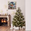 Christmas Crystal Ball Jigsaw Puzzle Santa Snow Village Scene 1000 Pieces Adults Cardboard Puzzle Family Game Home Decor