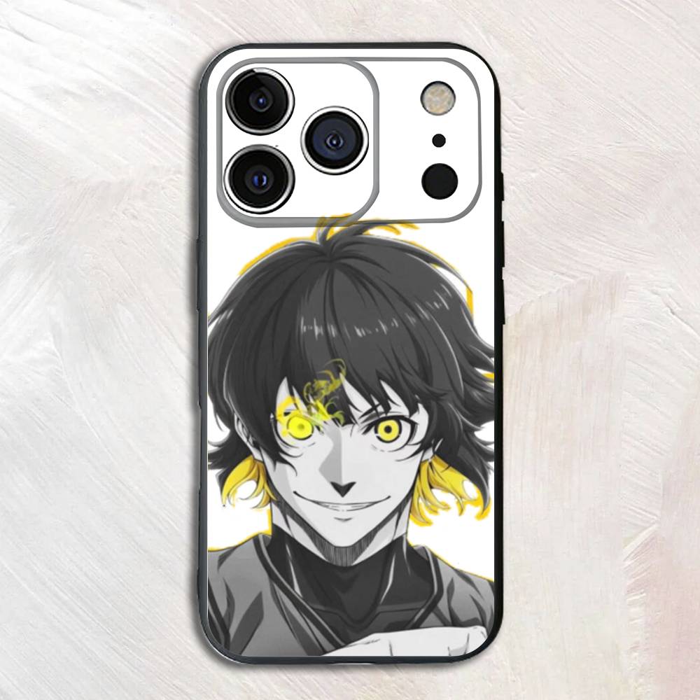 Cute B-Bachira Meguru Silicone Phone Case For iPhone 17,16,15,14,13,12 X XS Plus Pro Max Shockproof Soft Cover