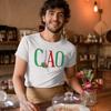 Ciao Maglietta T-shirt, Ciao Maglietta Italiana, Ottimo Regalo per gli Amanti dell'Italia
