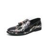 Men's Large Size Slip-On Tassel Loafers: Lightweight Leather Shoes for Spring and Autumn