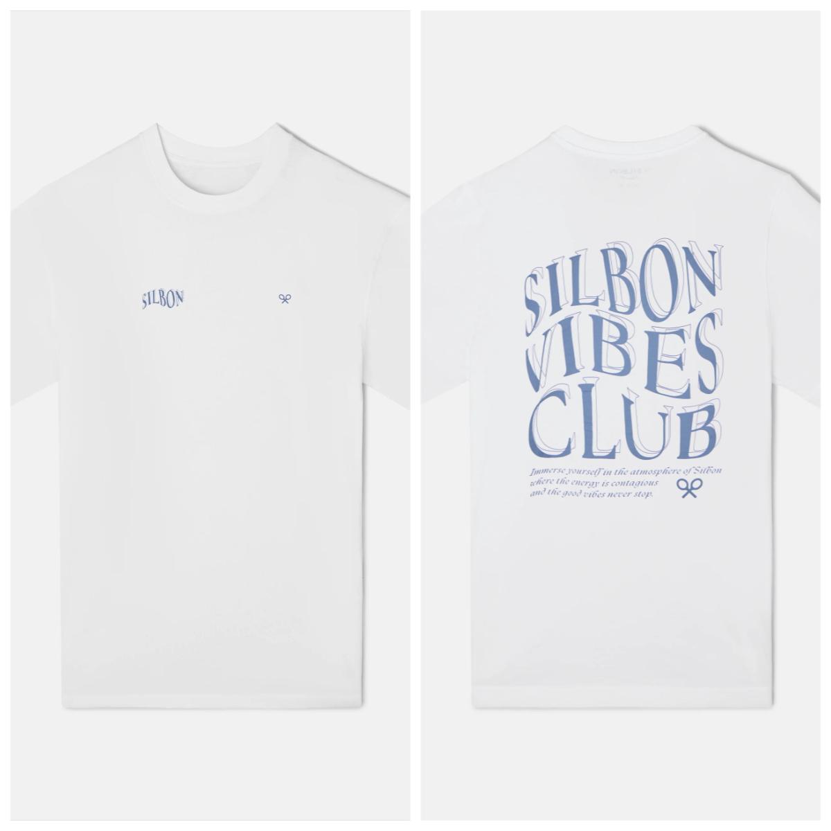 

Хлопковая футболка Silbon 2025 Летний теннисный сезон Мужская Женская Классический принт Хлопок Повседневная Круглый вырез Короткий рукав Унисекс Футболка 4XL