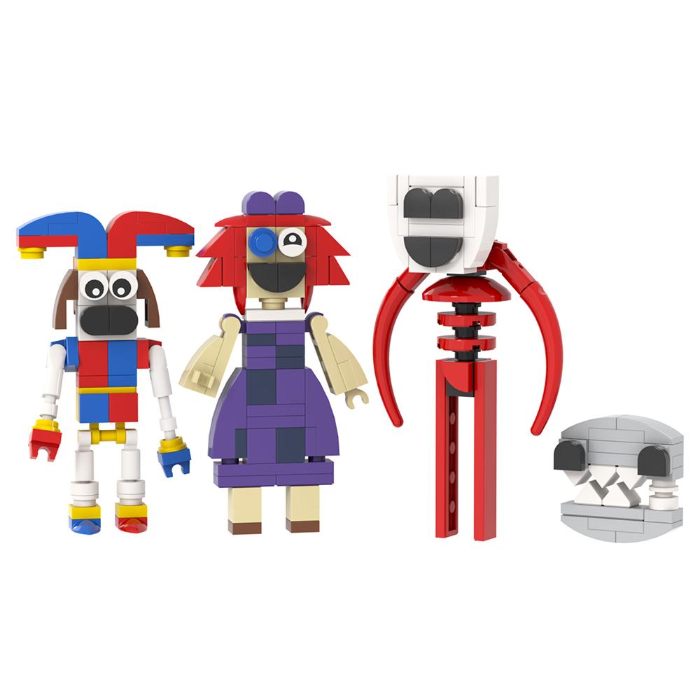 MOC Pomni Amazing Digital Circus Mattoncini Assemblati Figure Anime Sci-Fi Blocchi da Costruzione Compatibili Amici Giocattoli Regalo Per Bambini