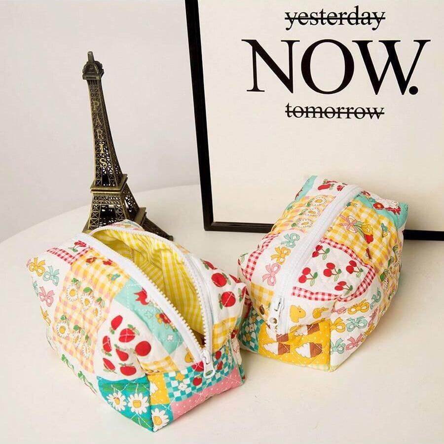 Large Capacity Women's Cosmetic Bags Cases Casual Ladies Small Storage Bag with Zipper Female Travel Clutch Bag Small Handbags
