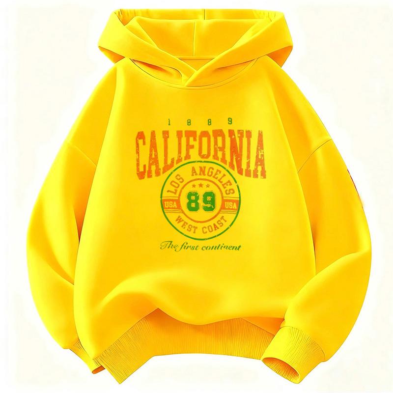 California Los Angeles Fashion Hoodie Kids 2026 Children's Sweatshirt Hoody Casual Hoodies for Boys Girls Clothes