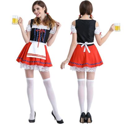 Neues Damen Bierfest Kostüm Ethnisches Kleid Bühnenauftritt Kostüm
