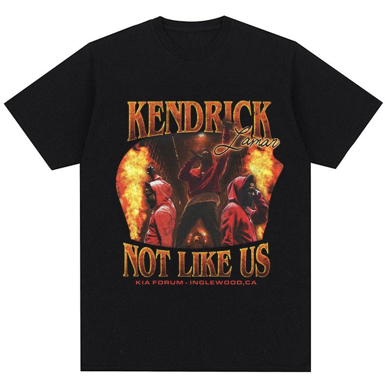 Kendrick Lamar Not Like Us Tshirt Fashion Unisex Unisex Harajuku Vintage Style Tshirt Cotton Oversized Hip Hop T Shirts Streetwear
