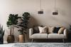 Single Hanging Lamp Classic Oak Veneer Lampshade 20Cm