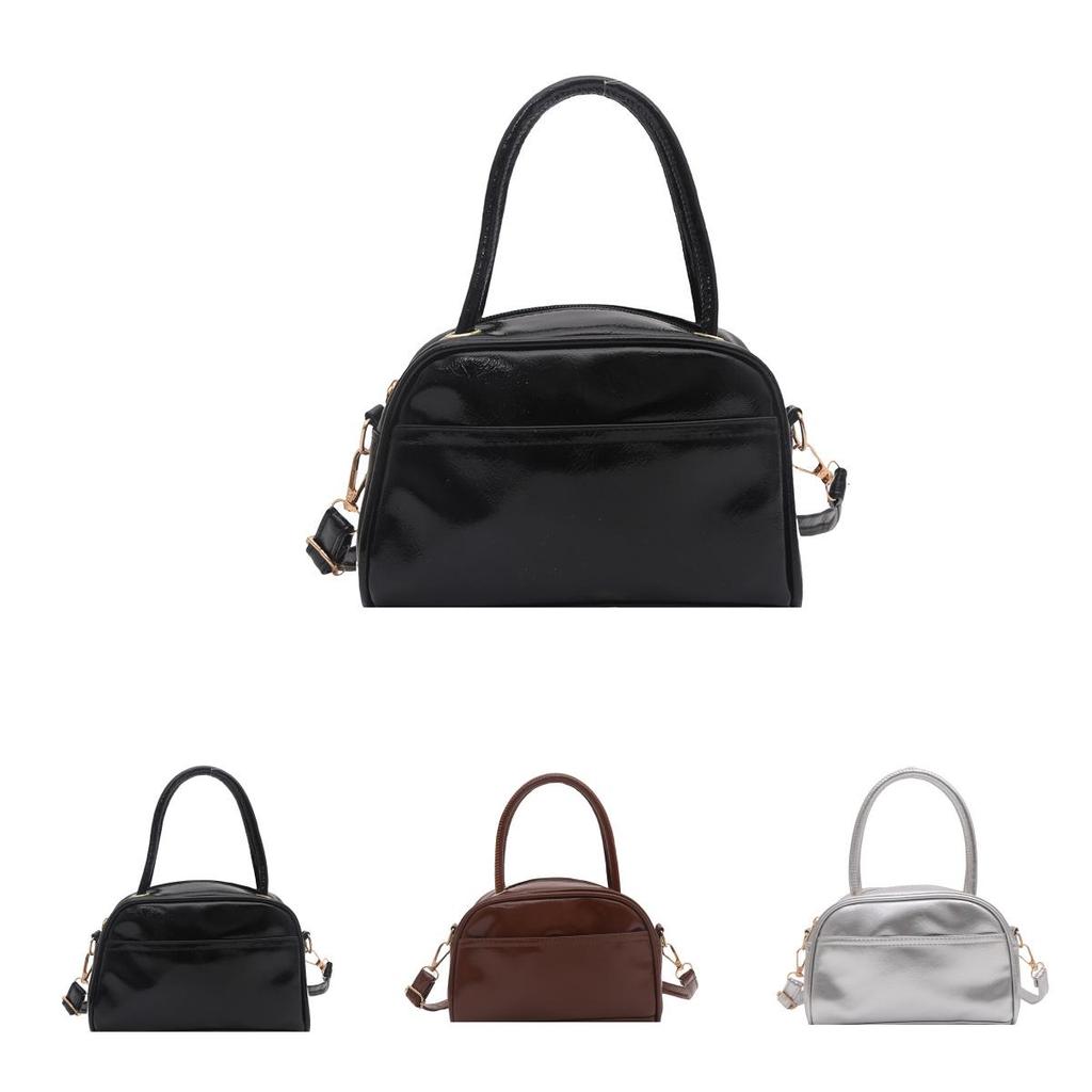 Minimalist Pu Small Shoulder Bag With Solid Color Design For Daily Casual Use