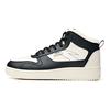 Anta Lifestyle Series Fabric Synthetic Leather Warmth And Slip Resistant Mid-Top Sneakers Men Sneakers White Black 912046920-1