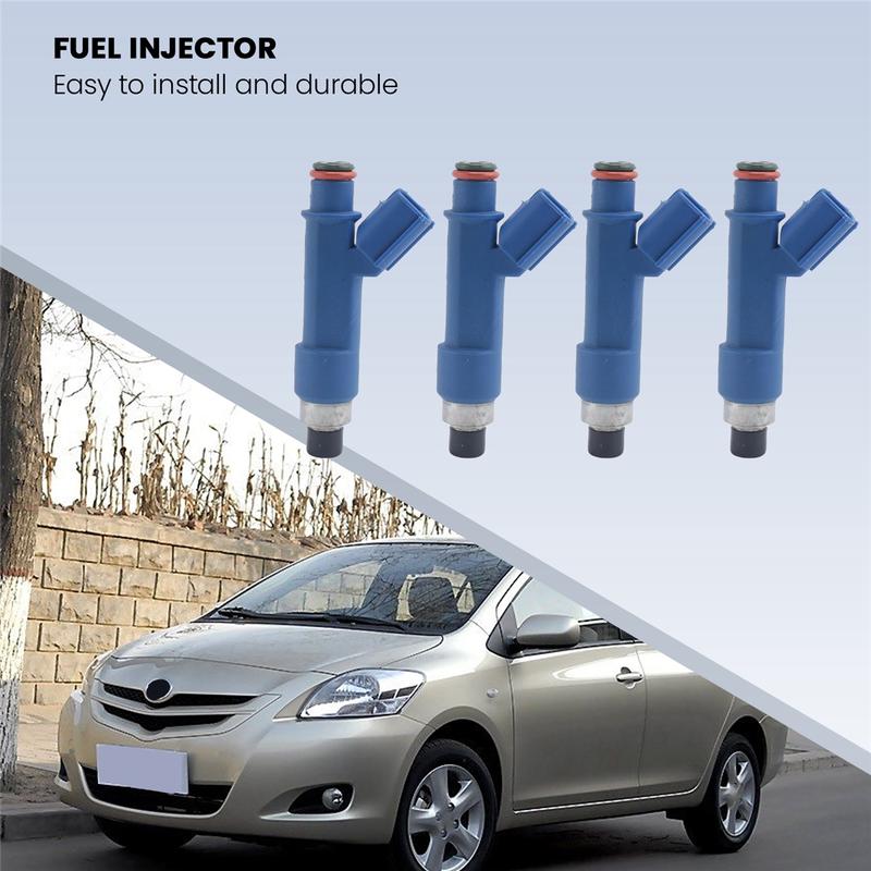 4Pcs 23250-21040 23209-21040 Car Fuel Injector for Toyota Yaris