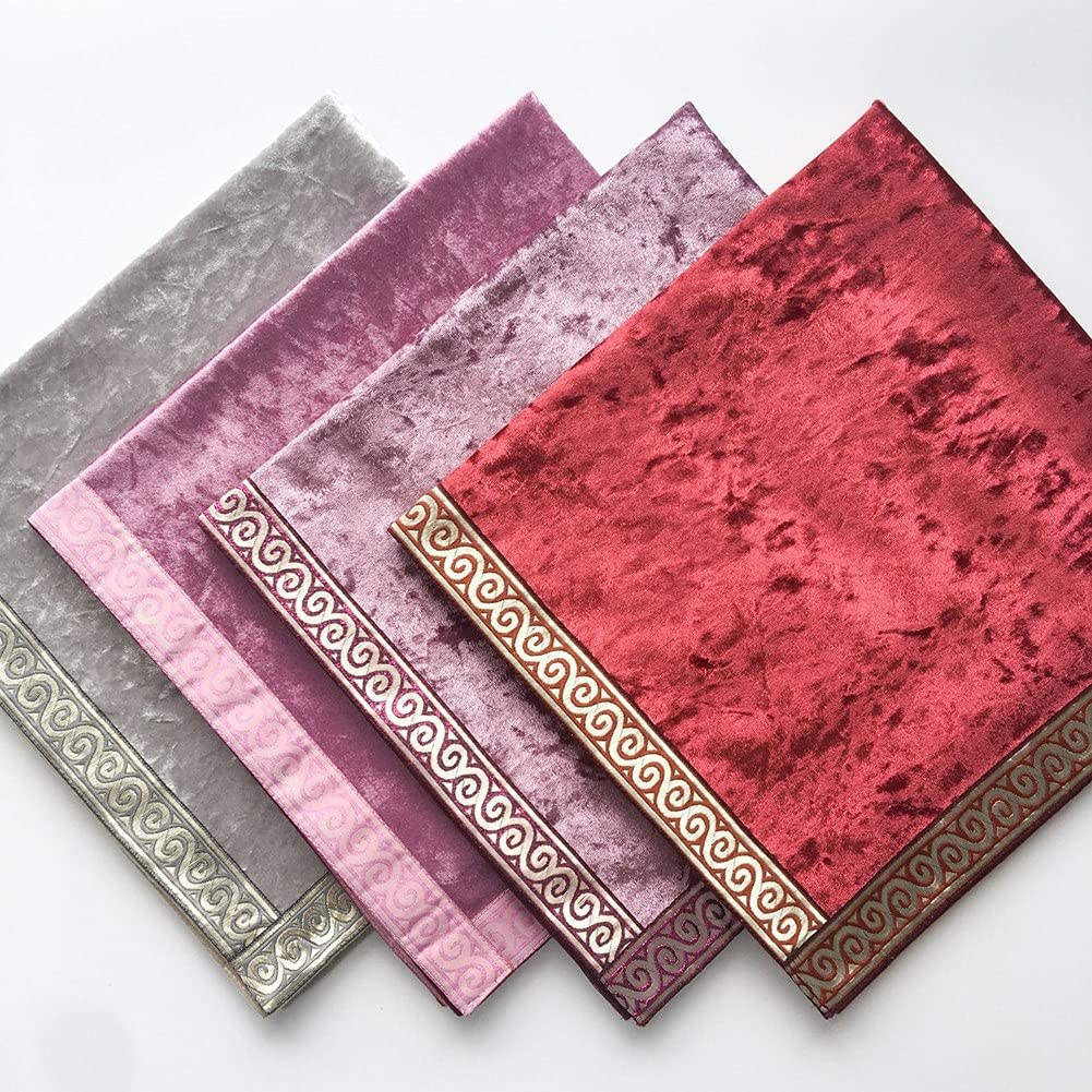 Thick Velvet Tarot Cloth for Tarot with Professional for Magic and Appraisals Large, Cards, 65x65cm, Pouch, Grade, High-Quality, Tricks, Divination,