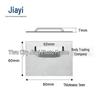 60x80 Adhesive Mirror Hook for Bathroom - Thickened Hardware for Glass or Picture Frame Hanging