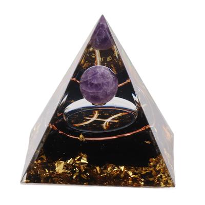 5cm Orgonit Pyramide für Positive Energie Heilkristall Pyramide Meditation Orgonit Pyramiden