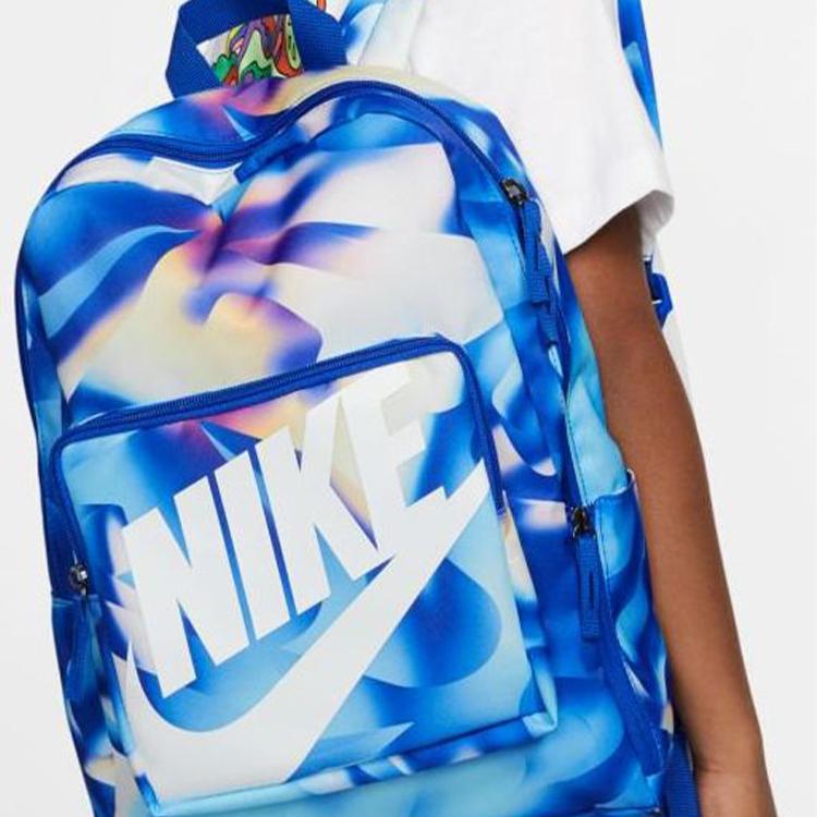 Nike Polyester Backpack Regular Men's Blue (Unisex) Backpacks BA6189 420