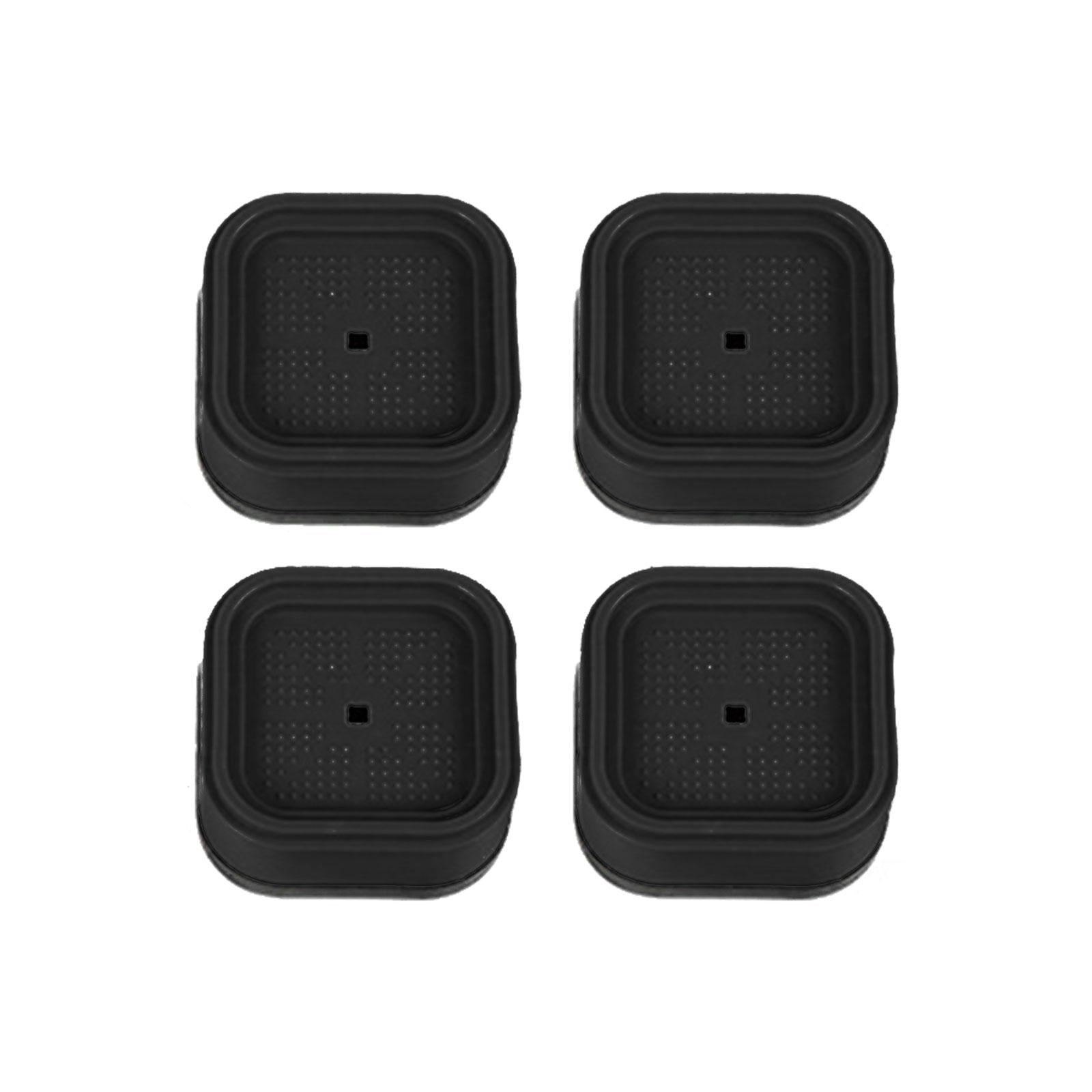 

Набор из 4 подставок для стиральной машины, регулируемые по высоте, штабелируемые, мебельные подъемники для стола, дивана, стула, для использования в общежитии