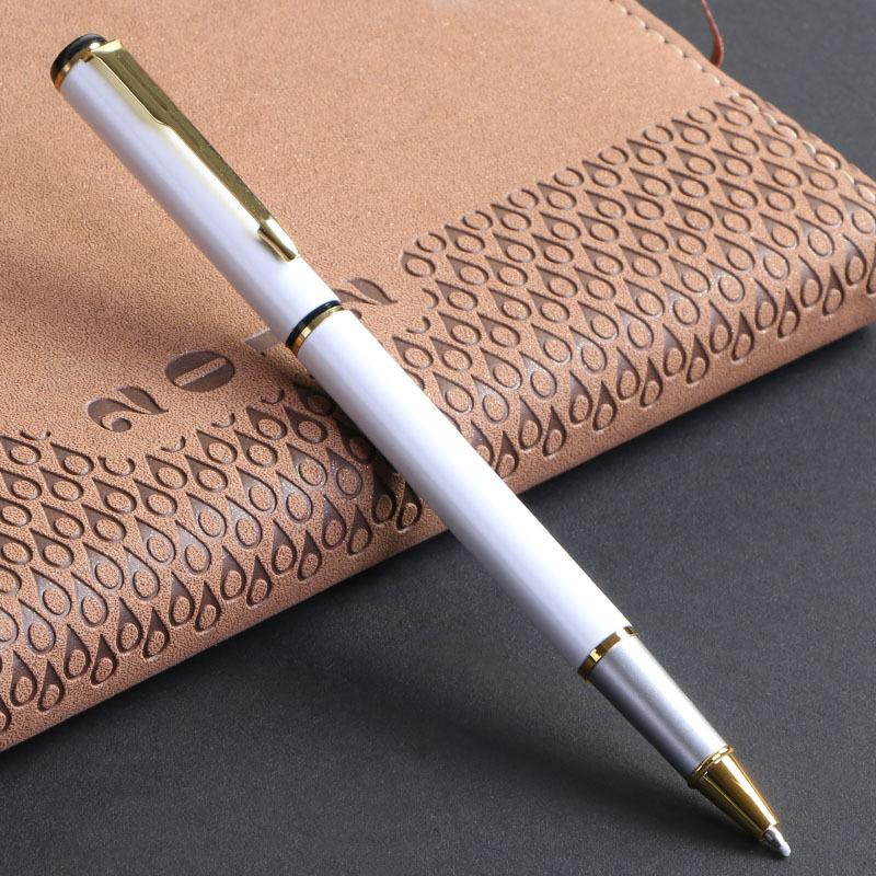 Multicolor Gift Business Signature Pen Advertising Promotion Commemorative Metal Gel Pen Laser Enterprise белый