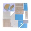 1/35 European House Building Kits 3D Puzzles Unpainted Architecture Assembly Craft