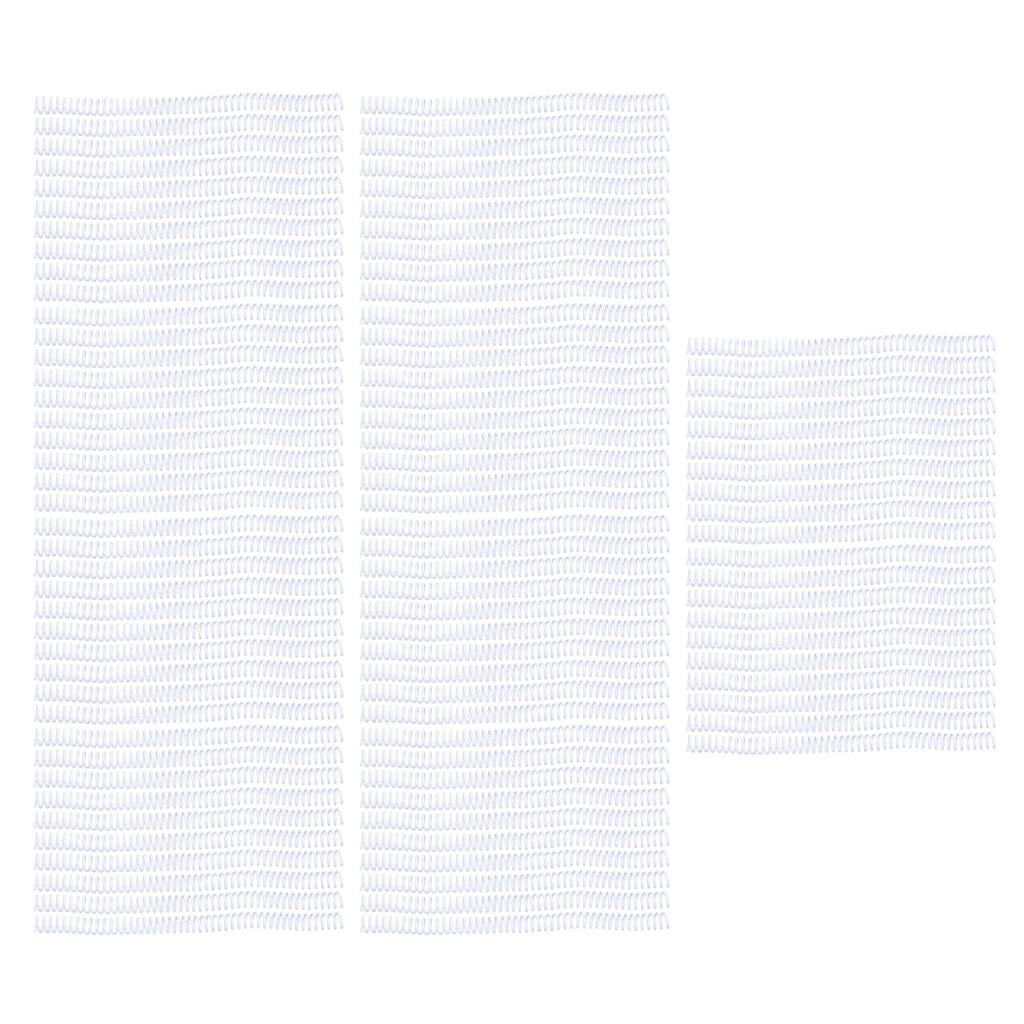 100Pcs Single   Wire Binding Spines 48 Teeth 4-1 Pitch 14.3mm 115 Sheet Capacity Spiral Binding Coil