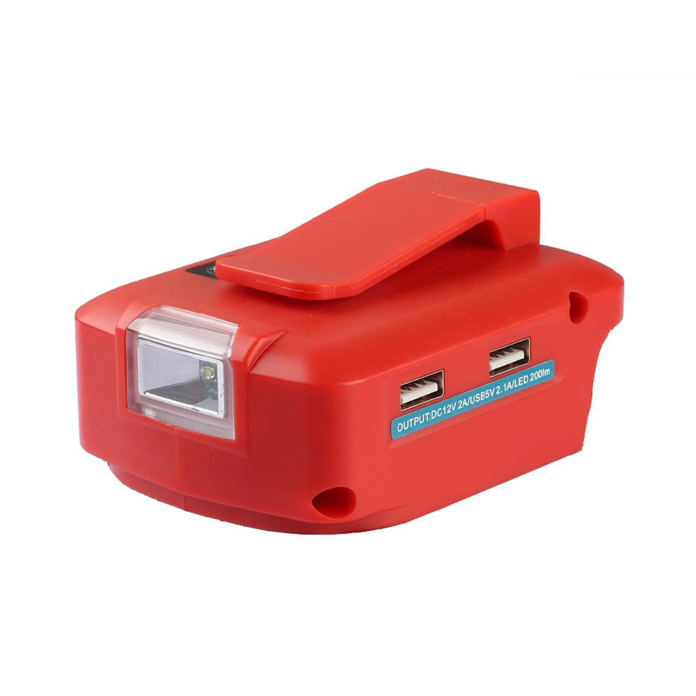 3/5 Inch LED Tool Light For Milwaukee 18V Li-Ion Battery Portable Lantern Indoor Outdoor Flashlight Work Light Lamp With USB