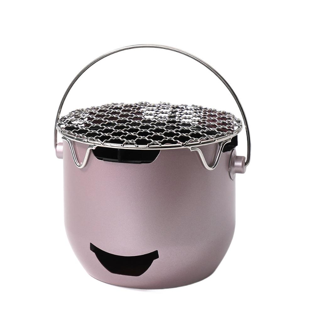 Metal Camping Charcoal Stove Household Tea Stove BBQ Tool Barbecue Grill  Travel