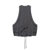 2025 Spring Women's European & American Fashion Bow Vest Top