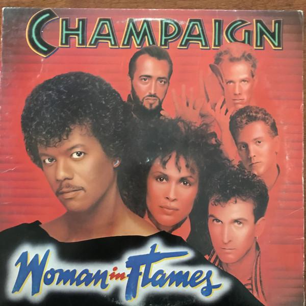 LP Record CHAMPAIGN - Woman In Flames FC39365 COLUMBIA 1984 US Dance & Electronica Used