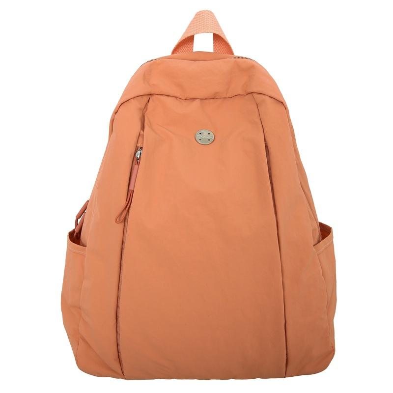 Sac à dos pour femme, sac à dos de sport pour homme, sac d'école de couleur unie pour étudiant