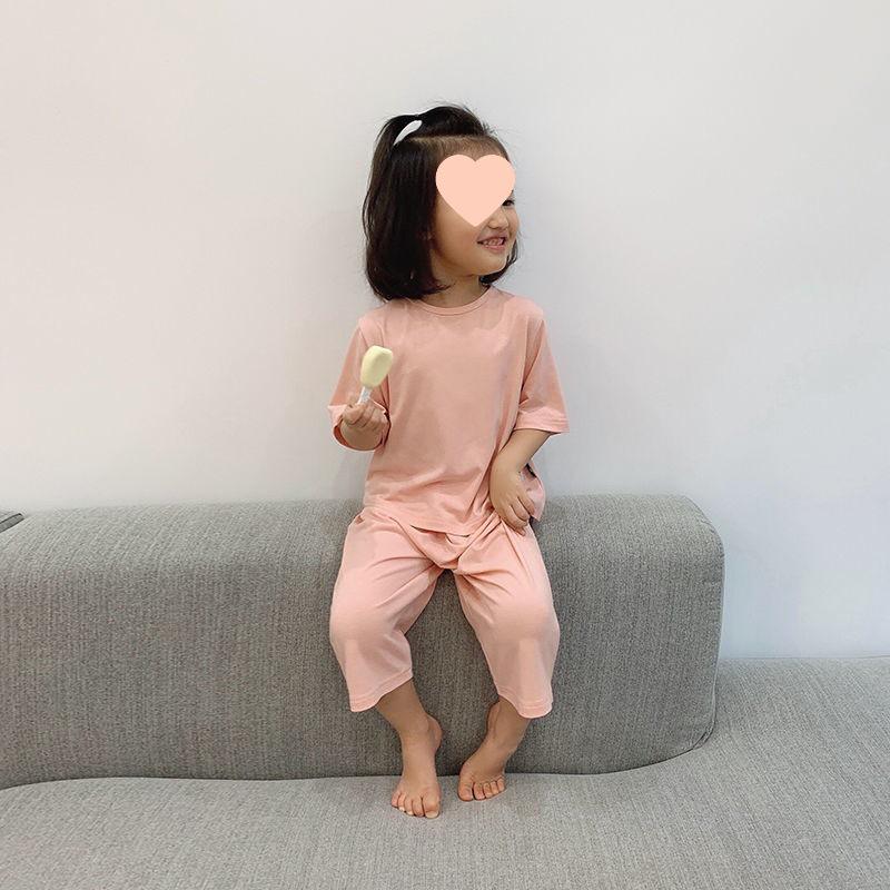 Children's Summer Modal Pajama Set - Soft, Lightweight, and Loose Fit for Boys and Girls