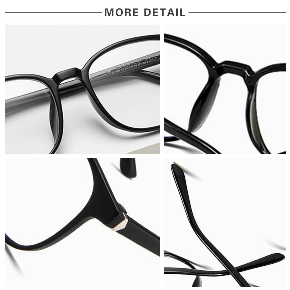 Anti-Blue Light Retro Reading Vintage Glasses Frame Fashion Computer Eyeglasses Frame For Women Colorful Mirrored