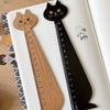 Cartoon Cat Cute for School Office Home Straight Ruler Drawing Ruler Student Tools Sewing Ruler