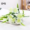 DYS Home Decor Potted Plant Artificial Plastic Simulation Flowers Photo Props Home Decor