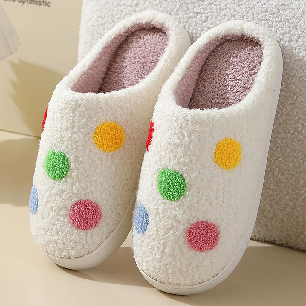 Women Home Slippers Winter Warm Home Slippers For Women Men Soft Plush Fuzzy Winter Holiday Slippers Slippers Zapatos Para Mujer