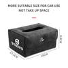 Multifunctional Leather Tissue Box Car Folding Tissue Box  For CX60