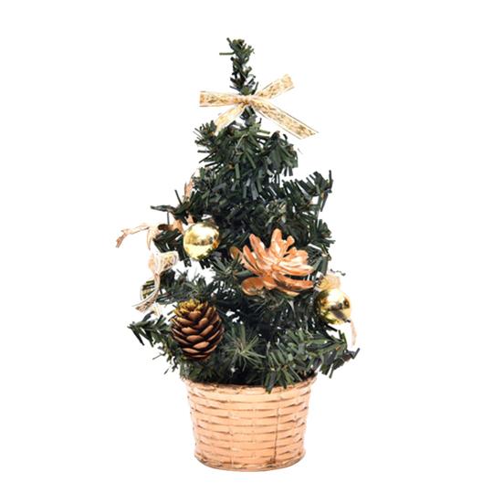 Punots Weihnachtsbaum Mini Künstliche Kugel Stern Desktop Ornament Home Festival Dekor